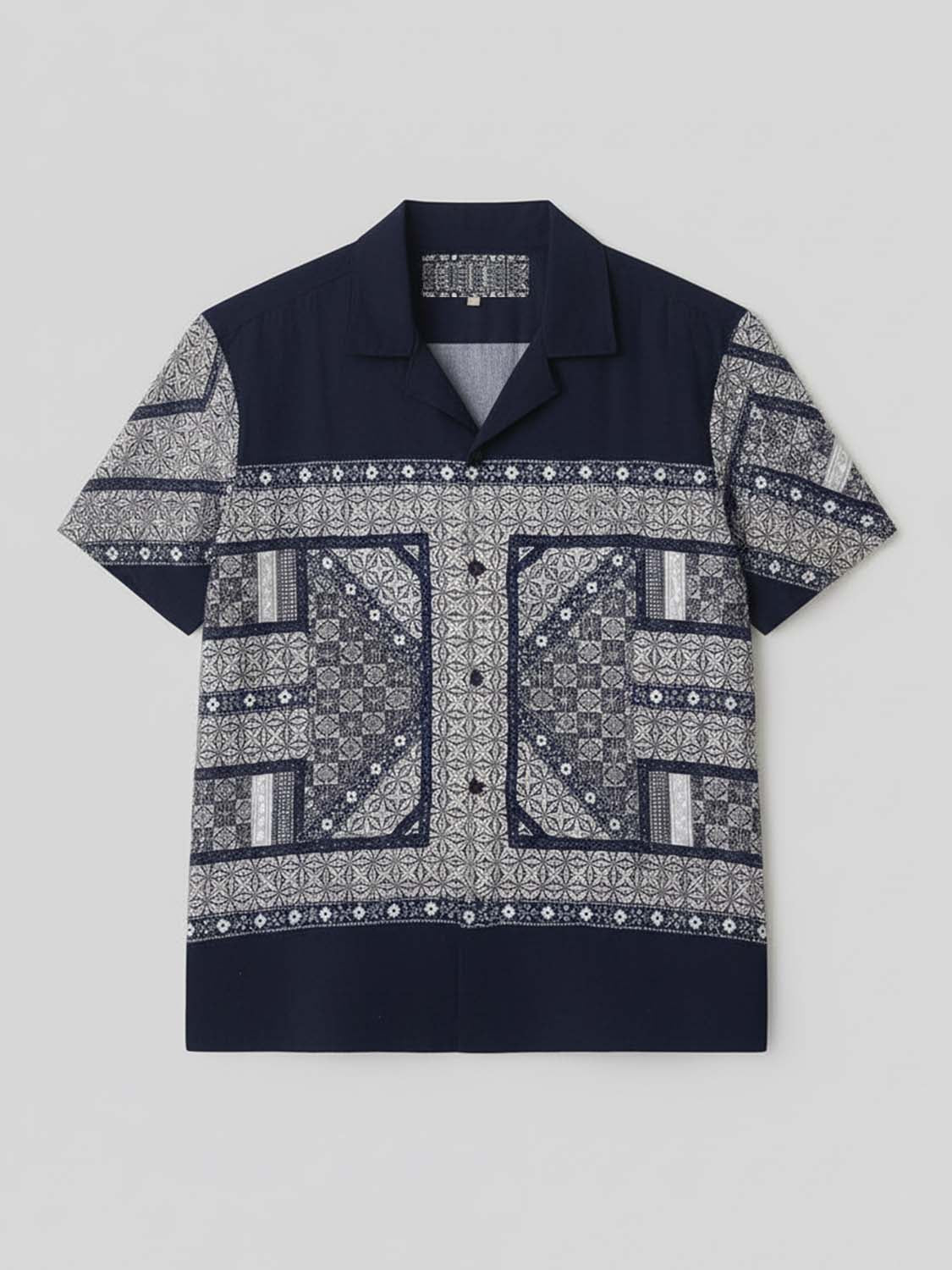 BLUE TERRAZO SHIRT