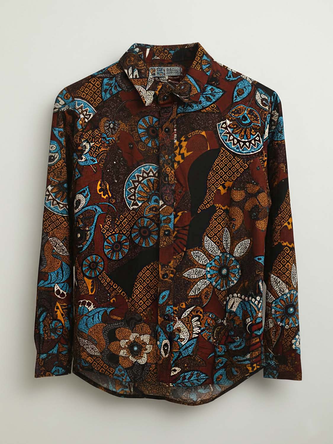 Coral Diamante Printed Shirt