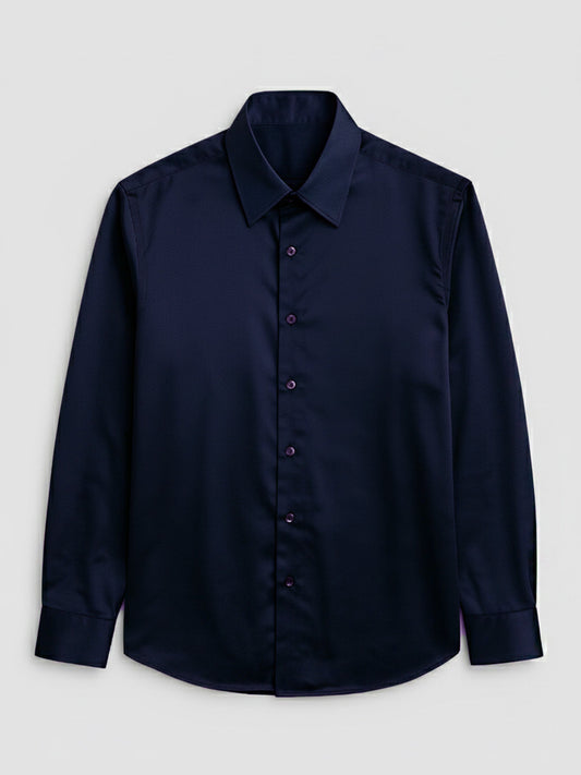 Classic Navy Dress Shirt