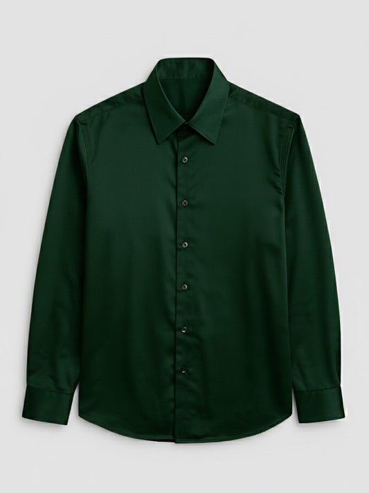 Hunter Green Formal Shirt