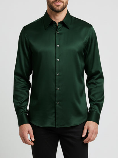 Hunter Green Formal Shirt