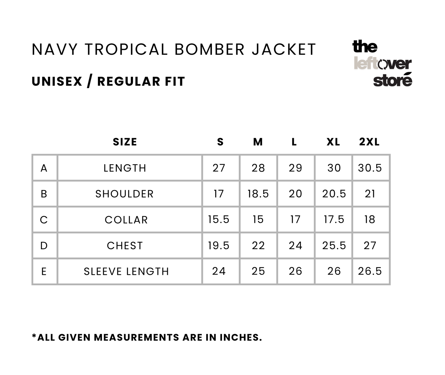 Navy Tropical Bomber Jacket