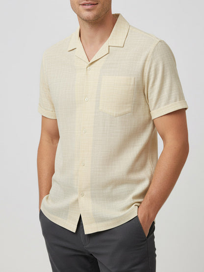 Pearl Cuban Collar Shirt