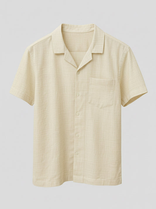 Pearl Cuban Collar Shirt
