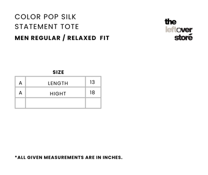 Color Pop Silk Statement Tote