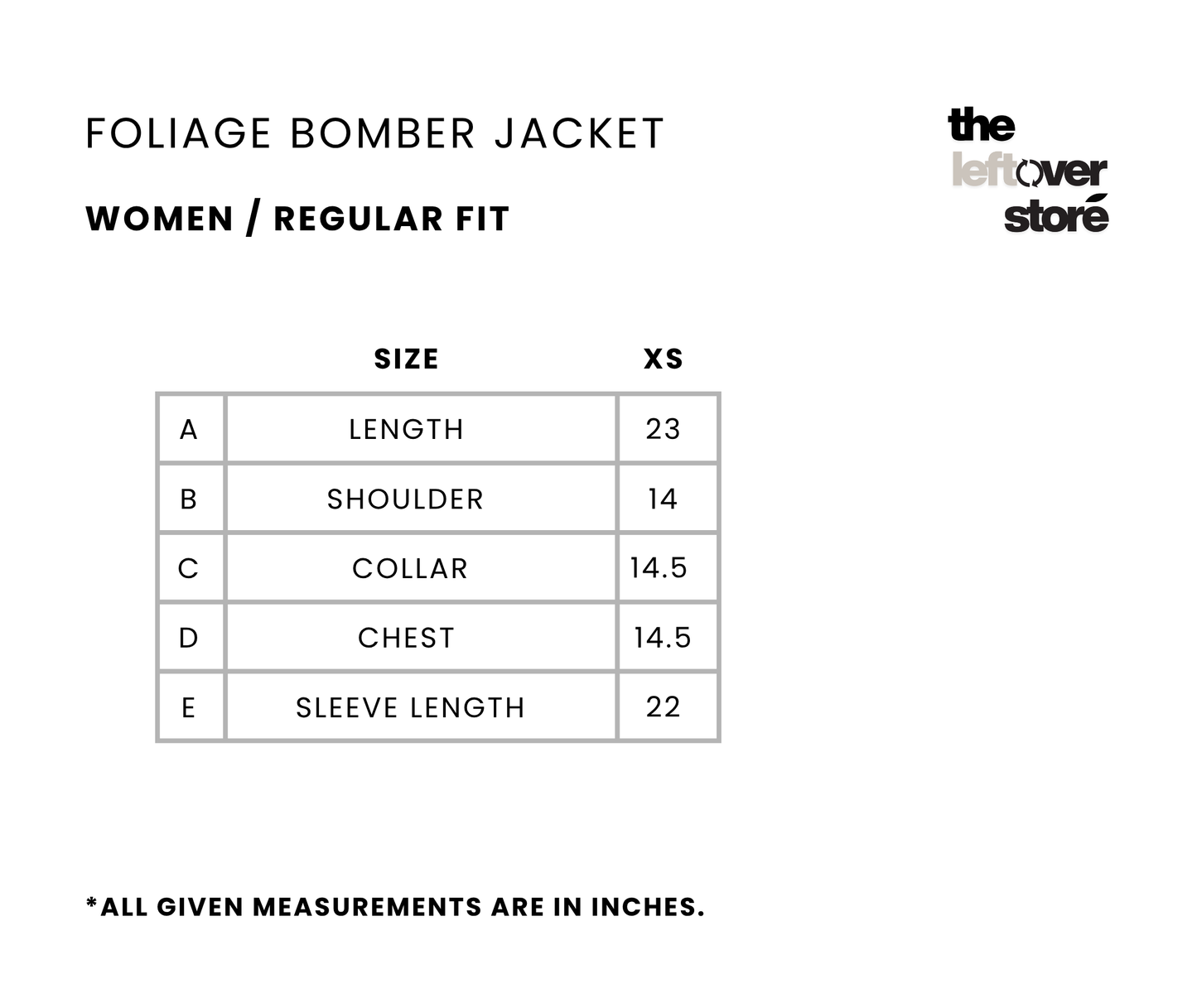 Foliage Bomber Jacket