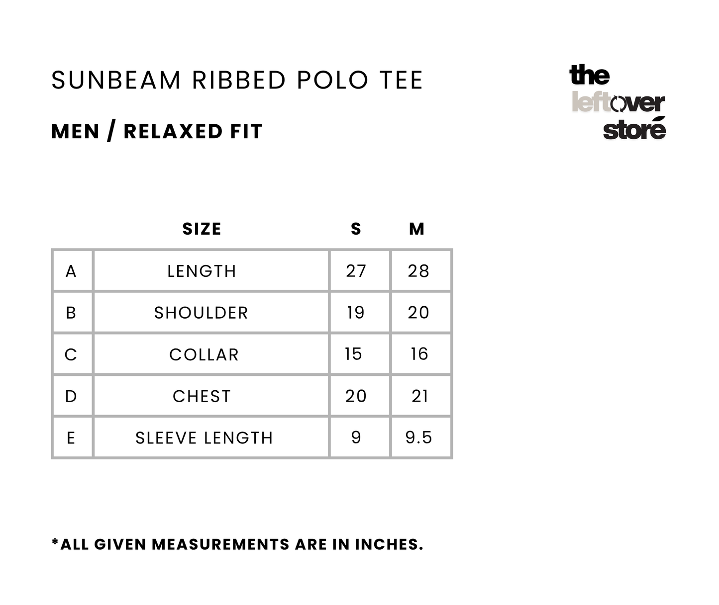 Sunbeam Ribbed Polo Tee