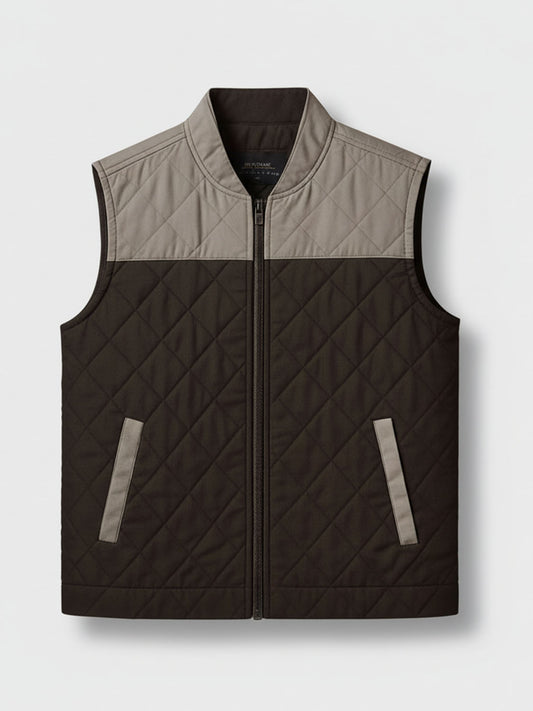 Gray-Black Puffer Jacket