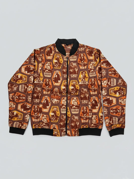 Women's Cinematic Print Bomber Jacket