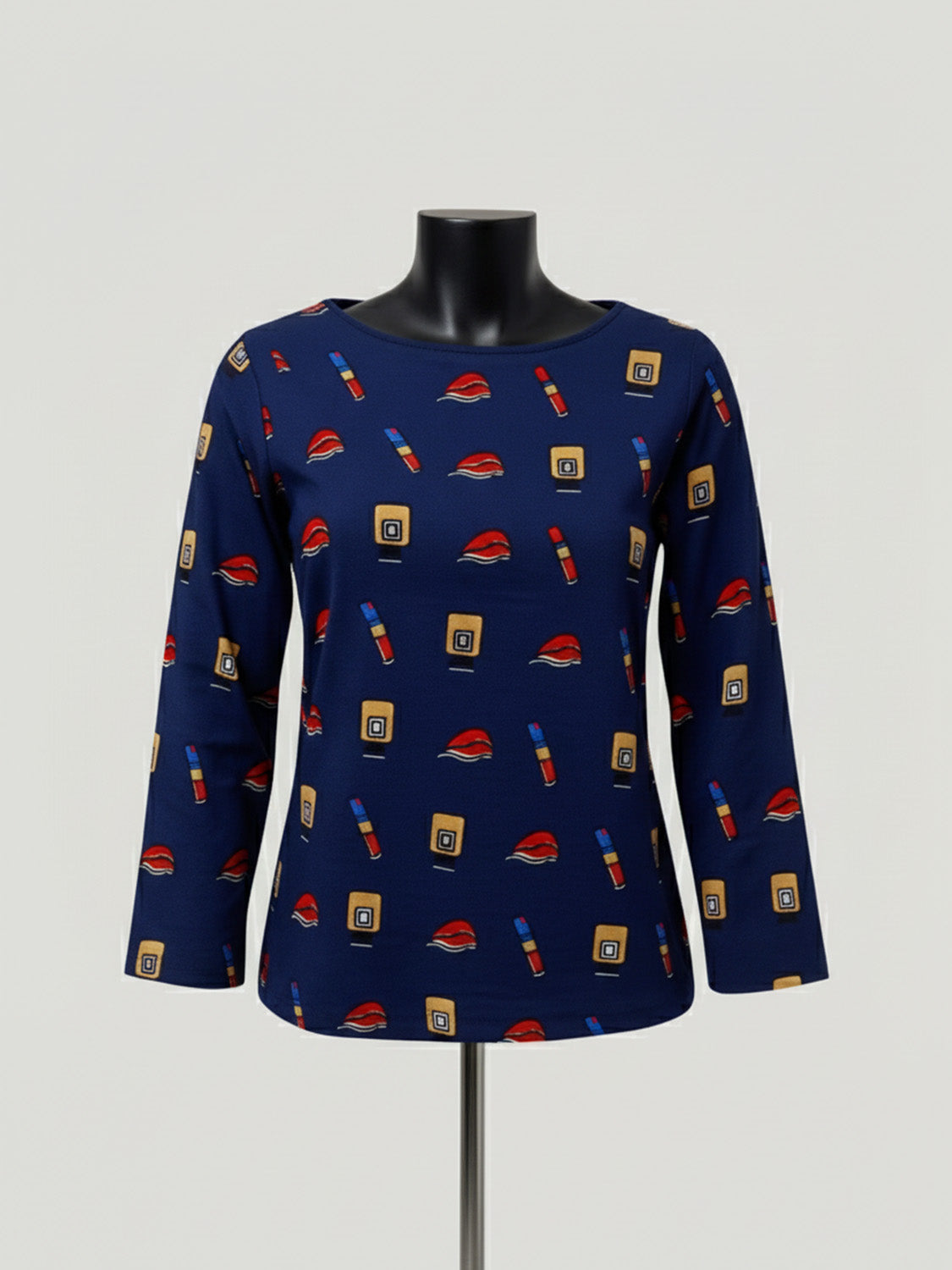 Blue Conventional Printed Top