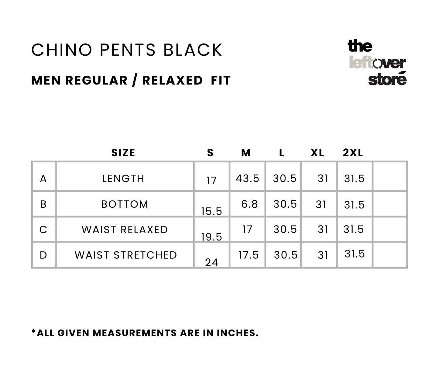 Chino Pants black