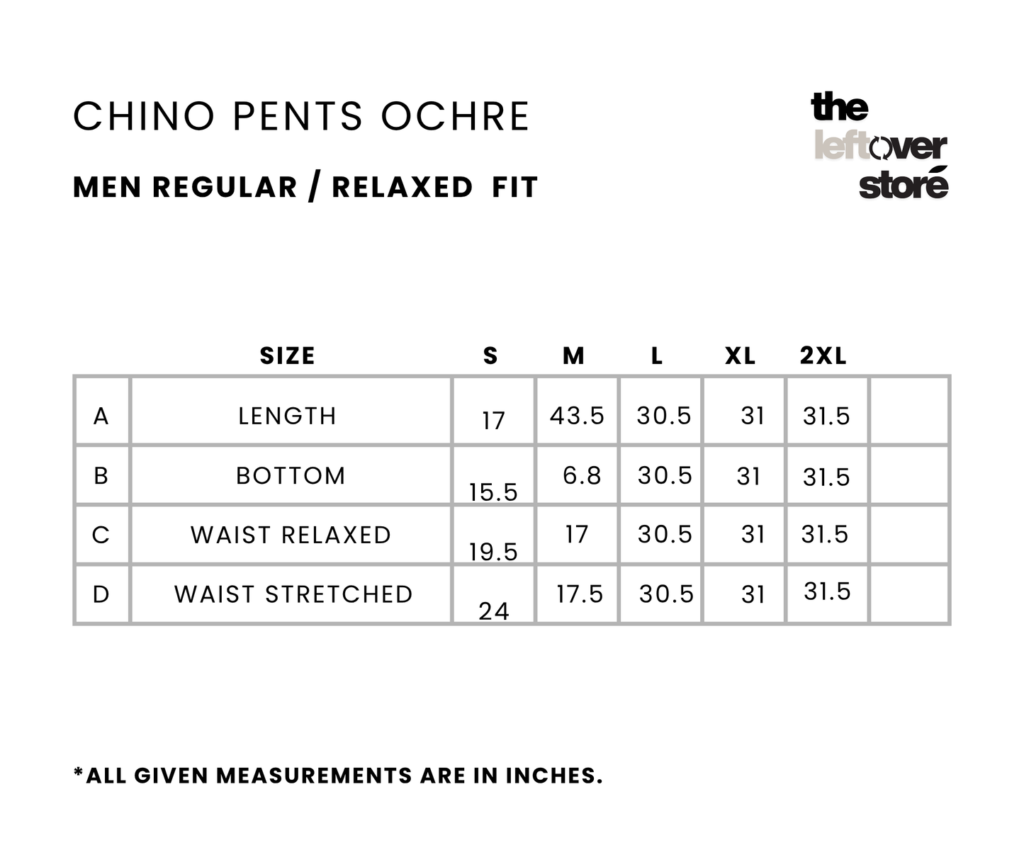 Chino Pants ochre