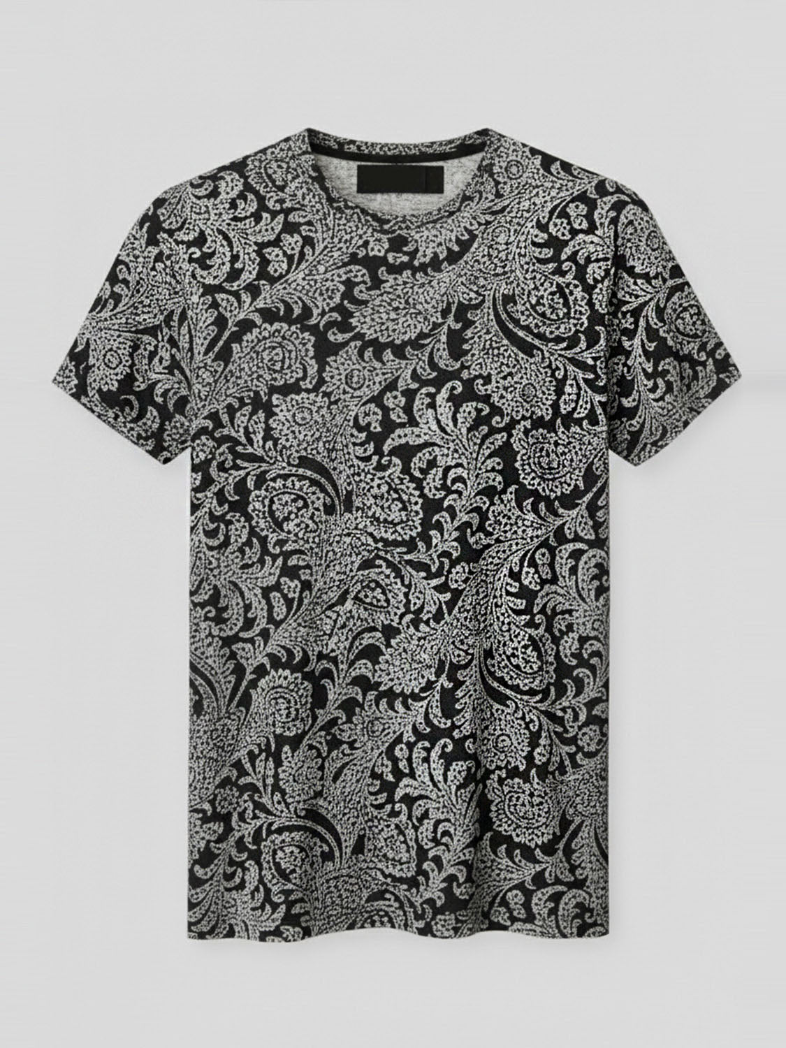 Monochrome Paisley Tee